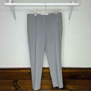 NWT Talbots Gray Straight Leg Hampshire Ankle Pants- 12